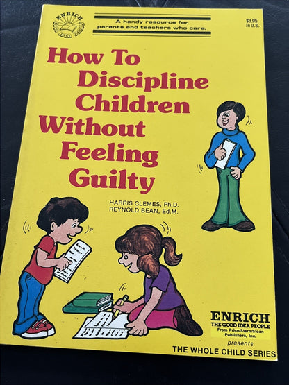 4 Books Lot Whole Child Series Self-Esteem Responsibility Discipline Climes 1980
