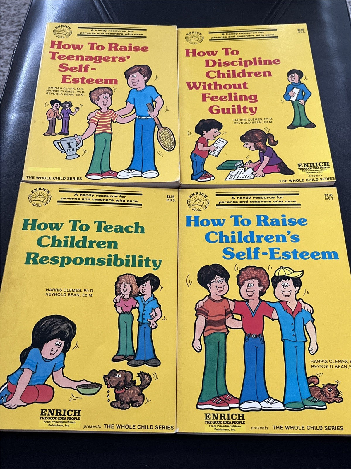 4 Books Lot Whole Child Series Self-Esteem Responsibility Discipline Climes 1980