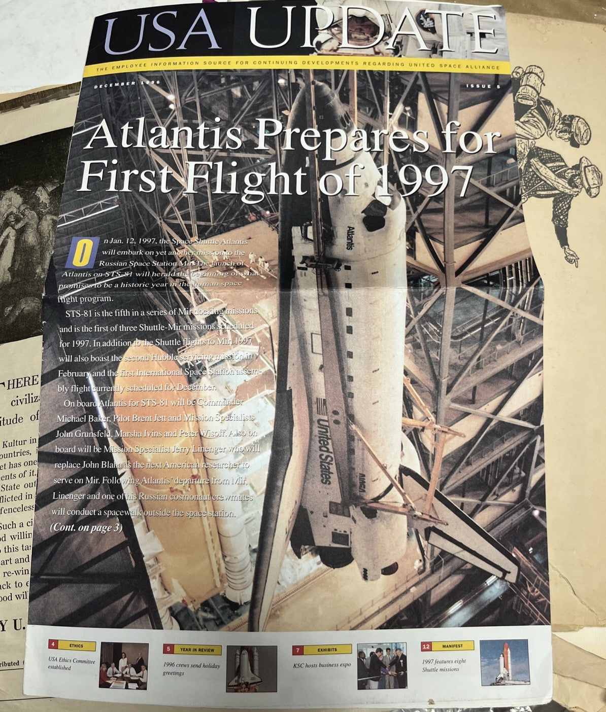 Atlantis prepares For First Flight Of 1997