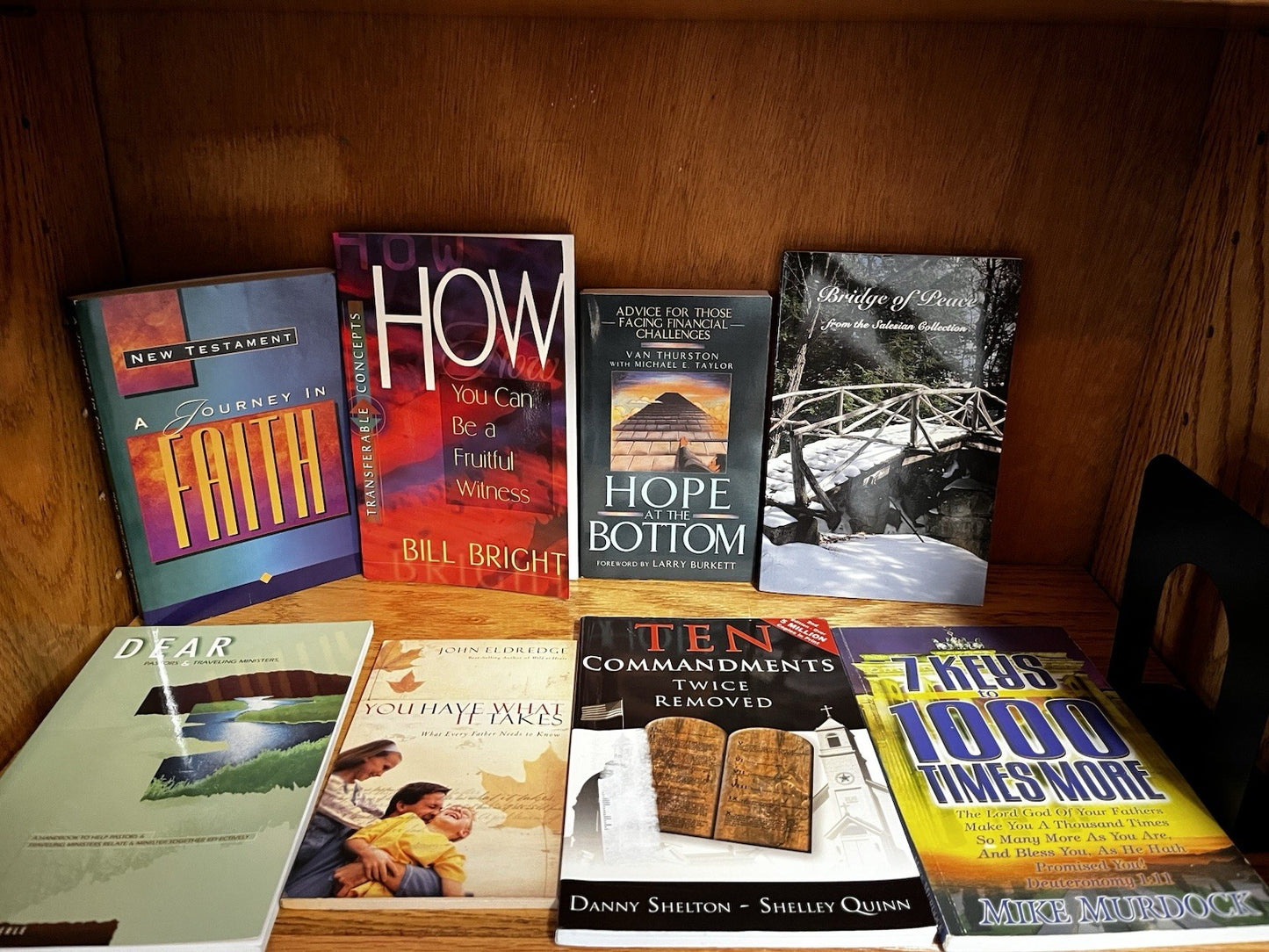 Lot of 8 Christian Books Mixed Lot