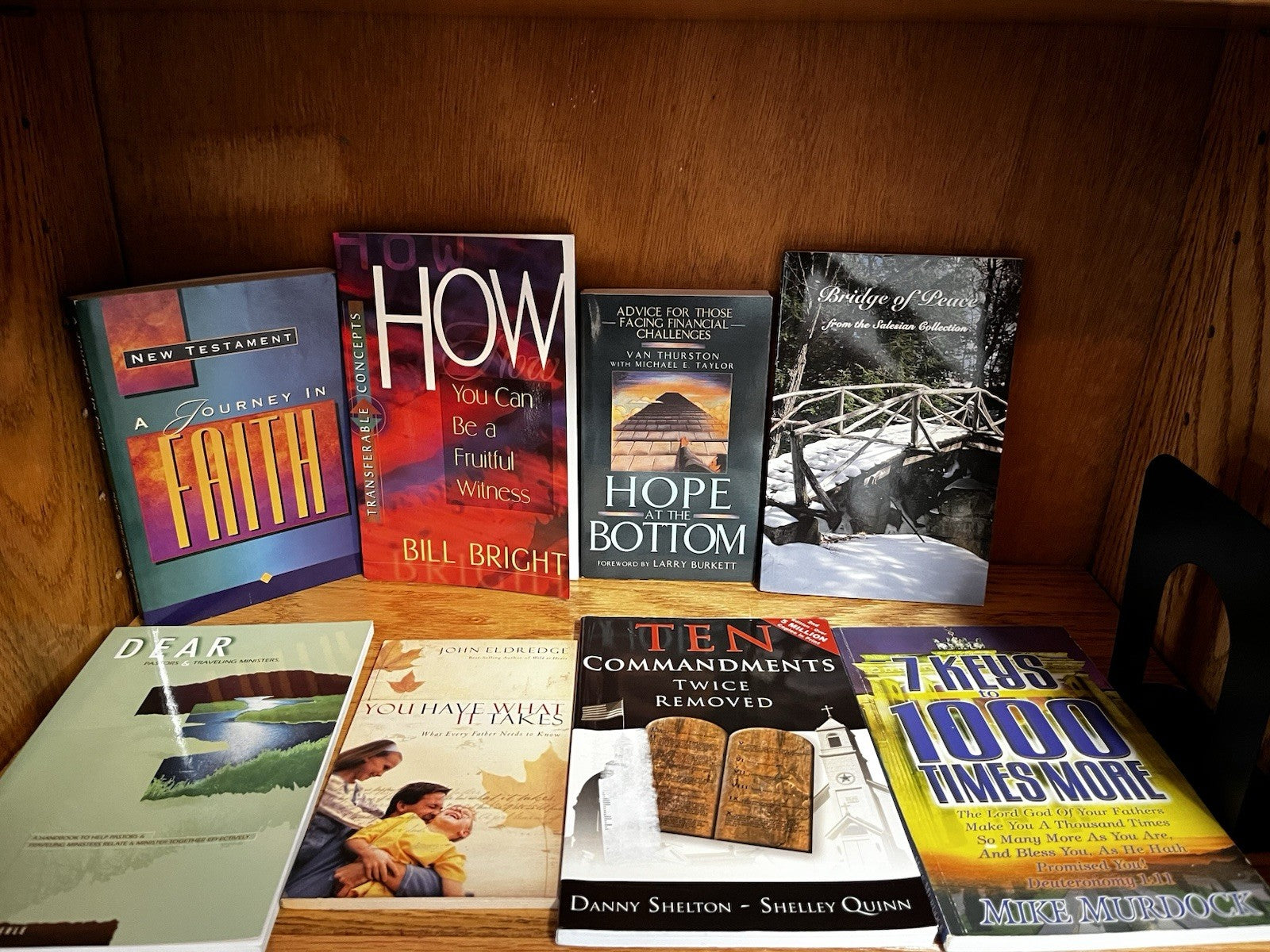 Lot of 8 Christian Books Mixed Lot