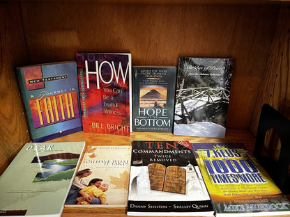 Lot of 8 Christian Books Mixed Lot