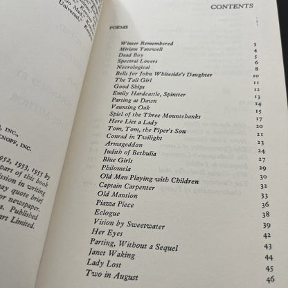 Poems and Essays by John Crowe Ransom ( 1955)