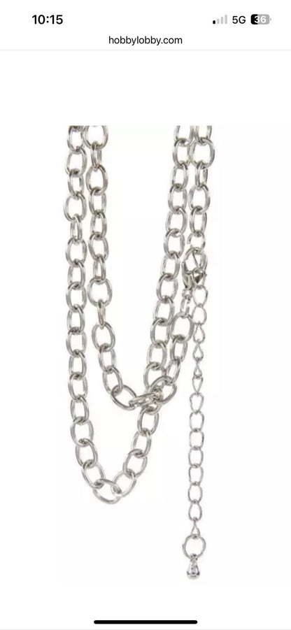 Large Link Chain Necklace - 30"