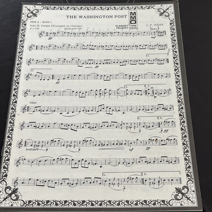 The Stars And Stripes Forever John Phillip Sousa piano sheet music Vintage 1897