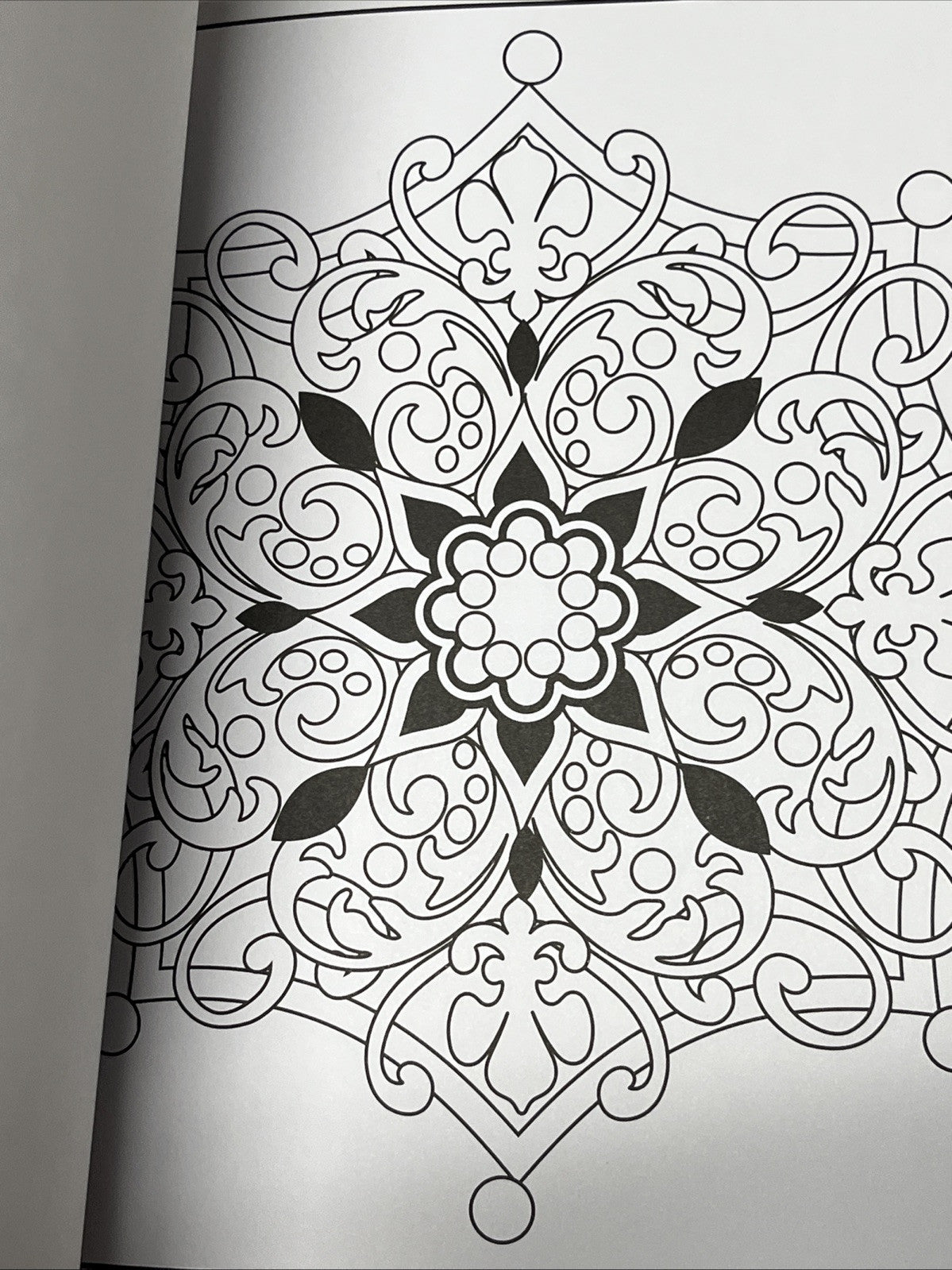 Adult Coloring Book for Stress Relief, Mandala Designs, 64 Design Pages