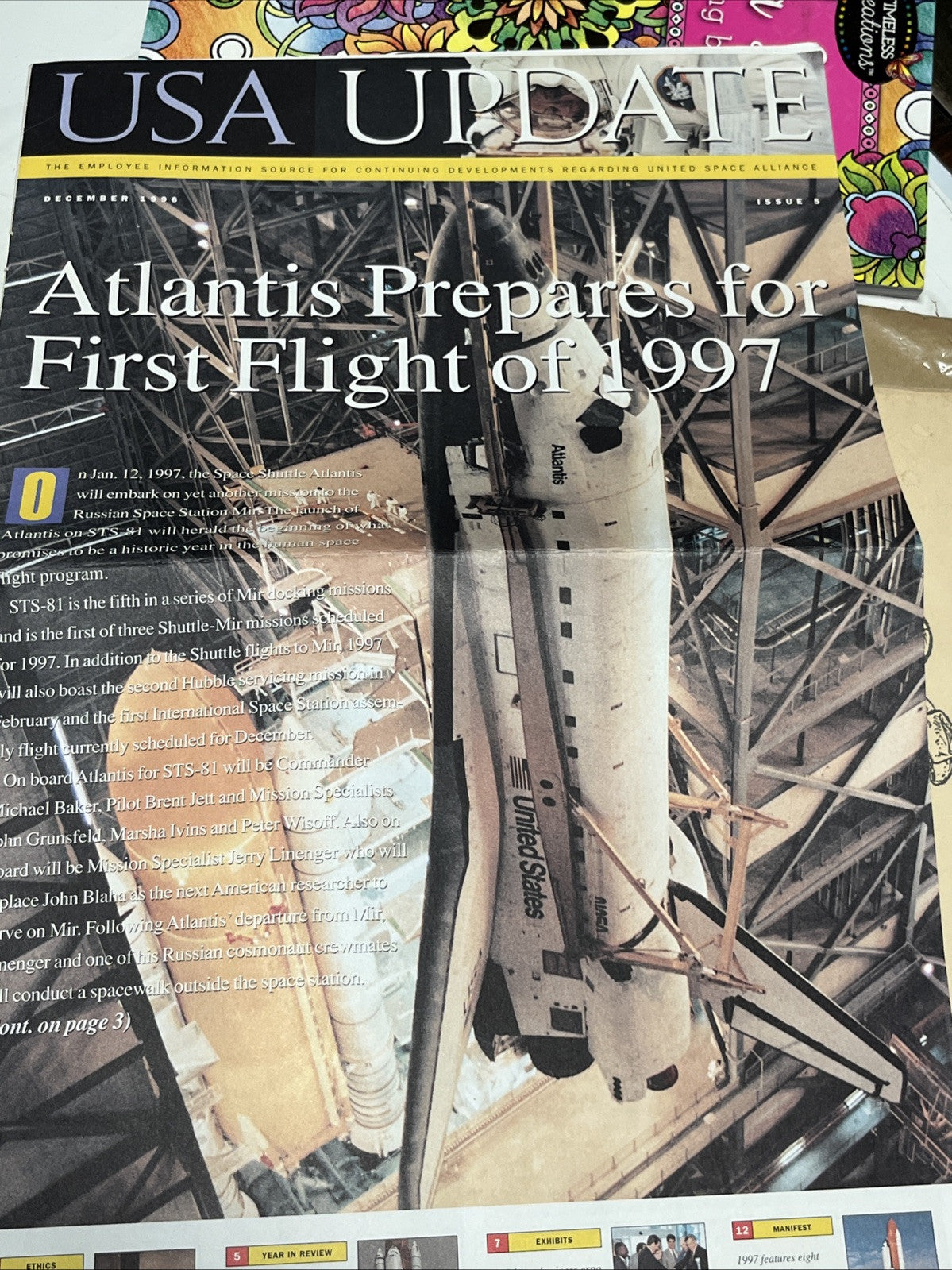 Atlantis prepares For First Flight Of 1997
