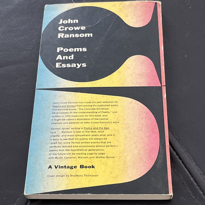 Poems and Essays by John Crowe Ransom ( 1955)