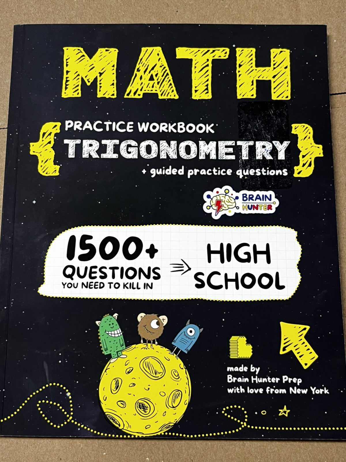 Math Practice Workbook: TRIGONOMETRY: Essential Review Trigonometry Practice...