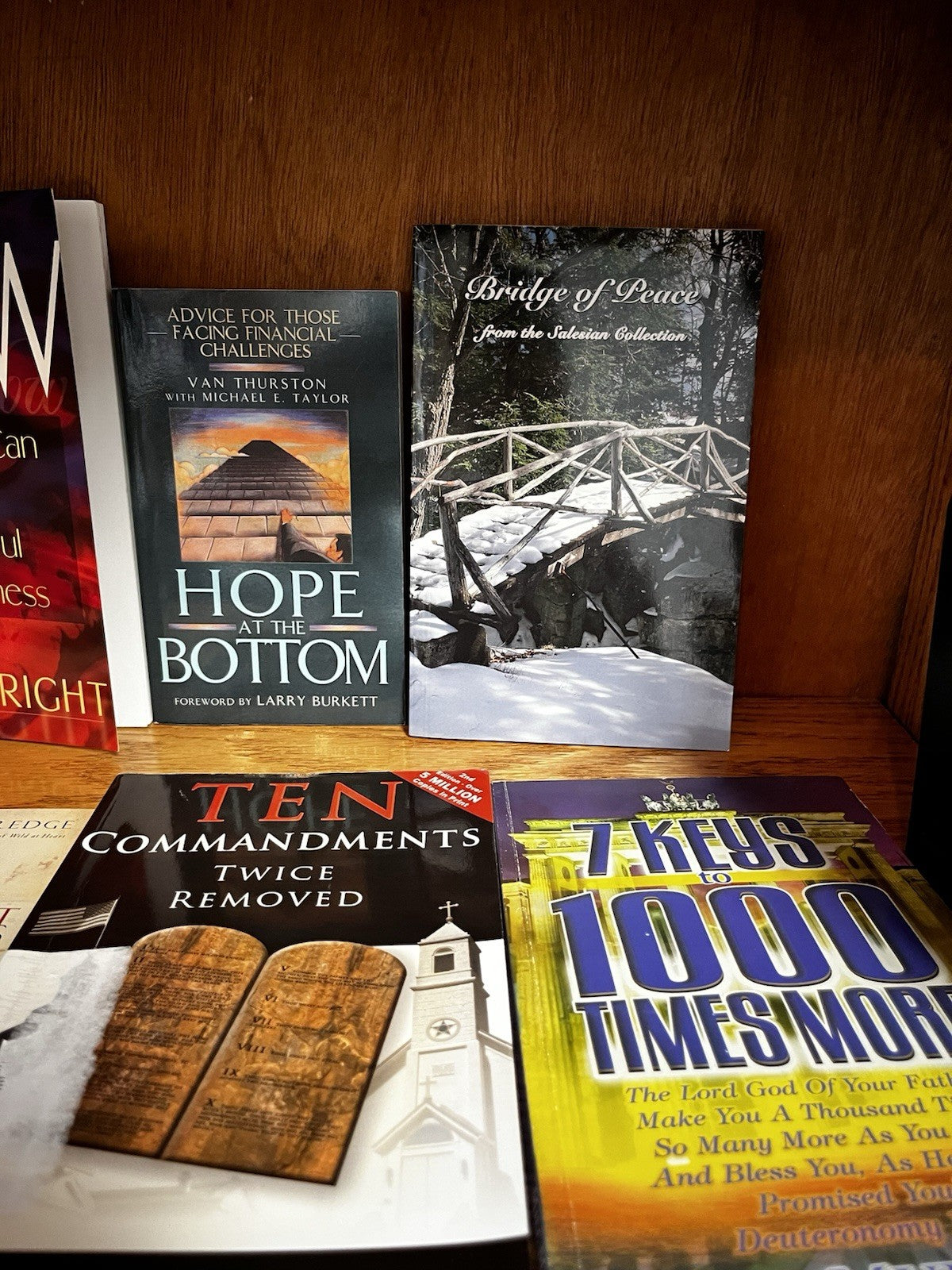 Lot of 8 Christian Books Mixed Lot