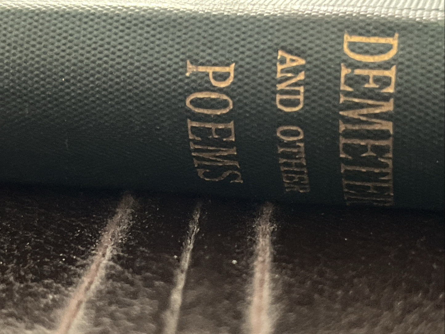 Demeter and Other Poems - Alfred Lord TENNYSON (1892) Acceptable Condition