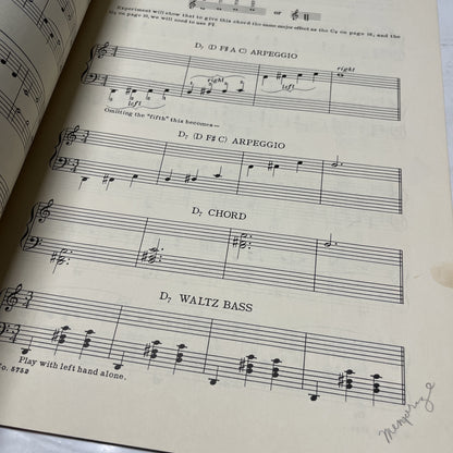THE ADULT EXPLORER AT THE PIANO STAPLE BOUND – 1937 SHEET MUSIC