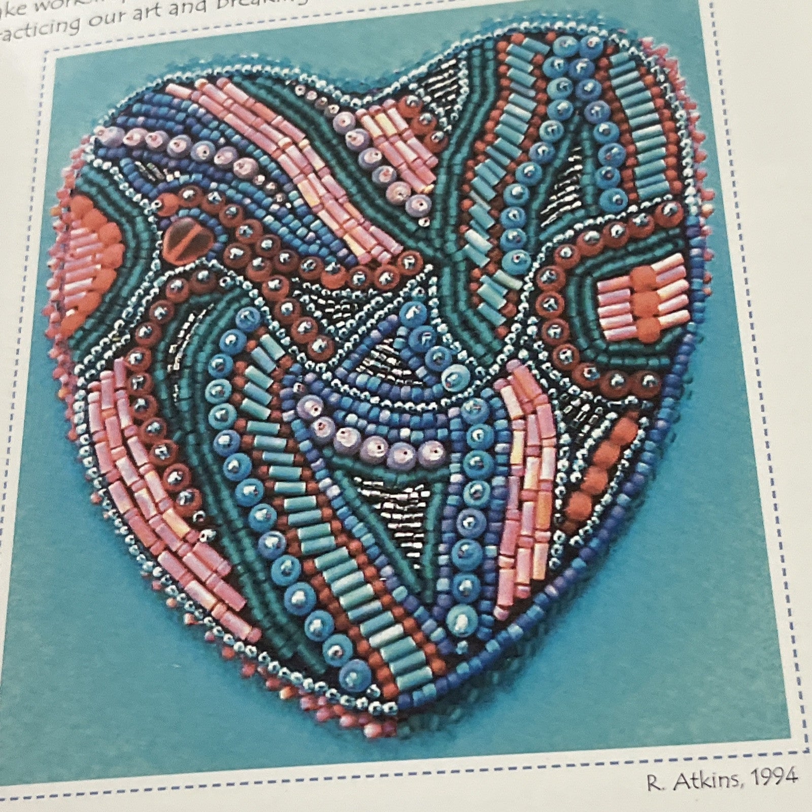 One bead at a time: Exploring creativity with bead embroidery by Robin Atkins