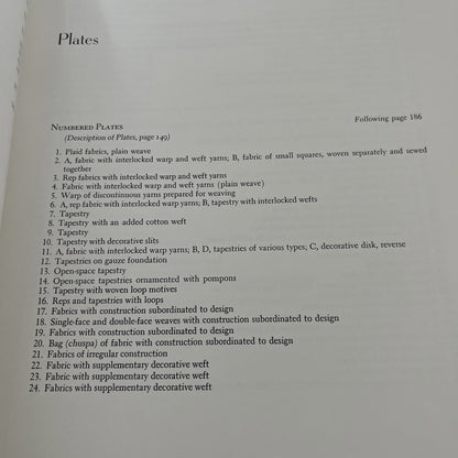 Textiles of Ancient Peru and Their Techniques.  D'Harcourt, Raoul. 1975. Illustr