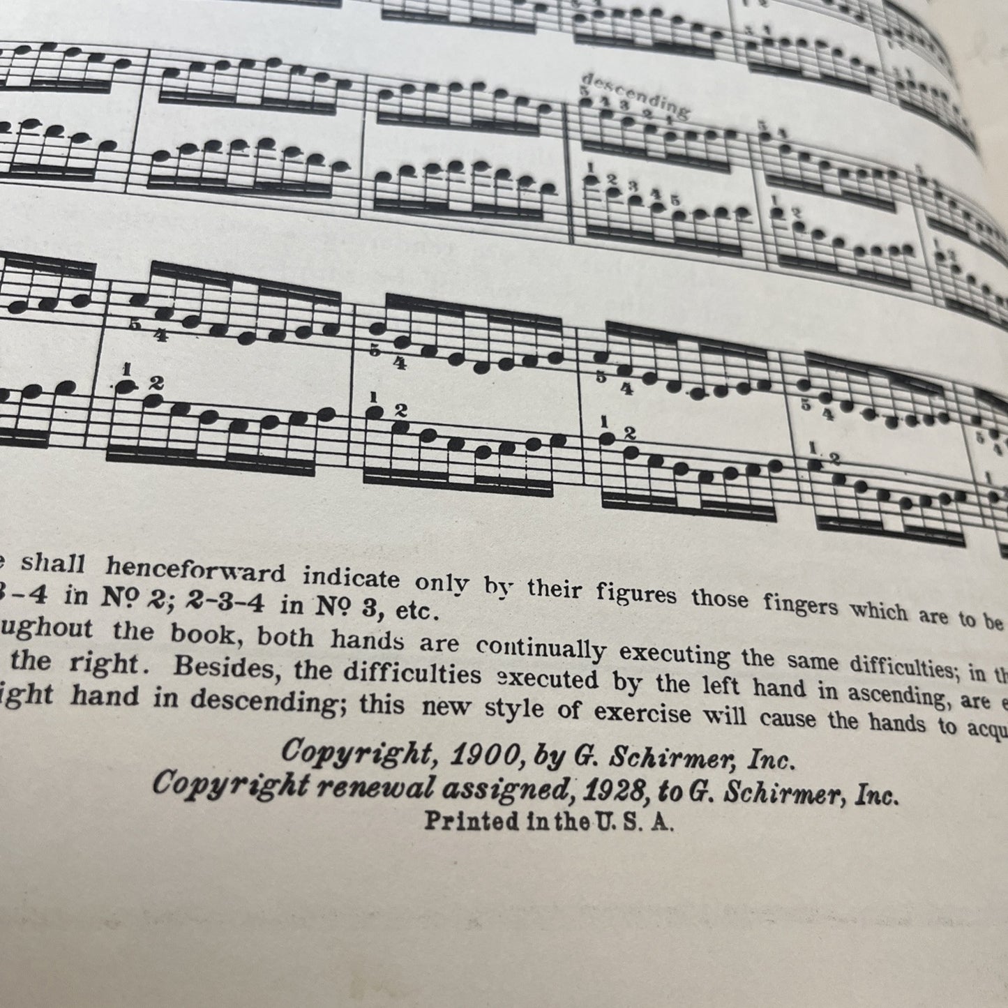 Hanon the Virtuoso Pianist - -Bk. 60 Exercises Vol 1071 Schirmer; Book 1  (1928)
