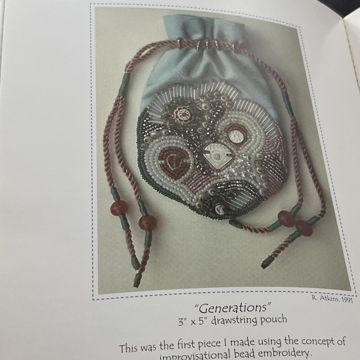 One bead at a time: Exploring creativity with bead embroidery by Robin Atkins