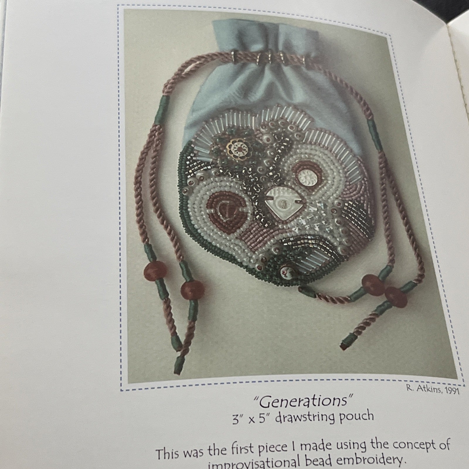 One bead at a time: Exploring creativity with bead embroidery by Robin Atkins