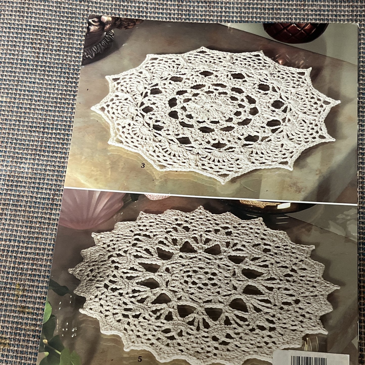 Leisure Arts Crochet Pattern Doilies with Flair Sarah Green