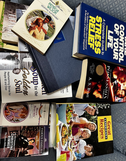 Books by Genre 100 Pound BOOKs Lot Sorted Fiction/Nonfiction/Cooking