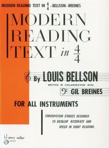 Modern Reading Text in 4/4 For All Instruments Louis Bellson Bellson For All Ins